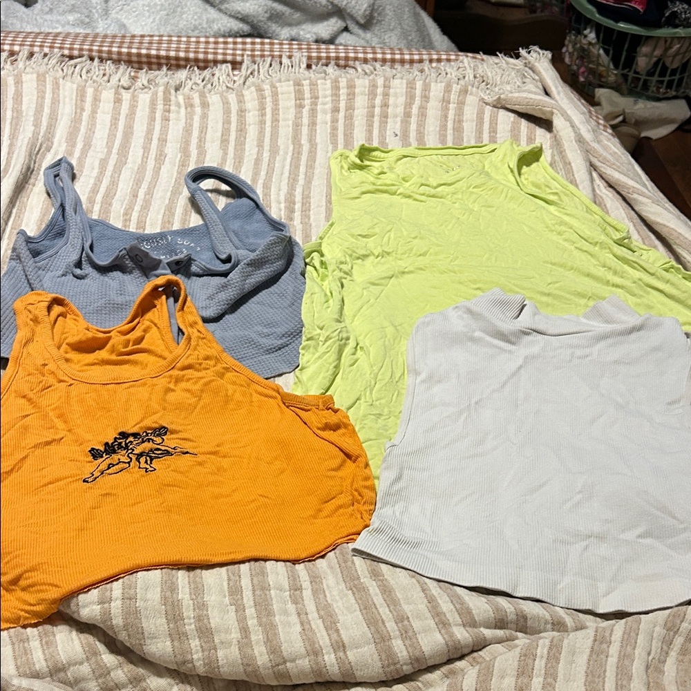 a new day Women's Tank Tops - Orange, Lime, Gray, Blue *Add on bundle* SPECIAL